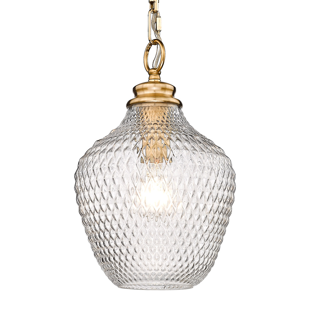 Golden Lighting Adeline 1-light Pendant in Modern Brushed Gold